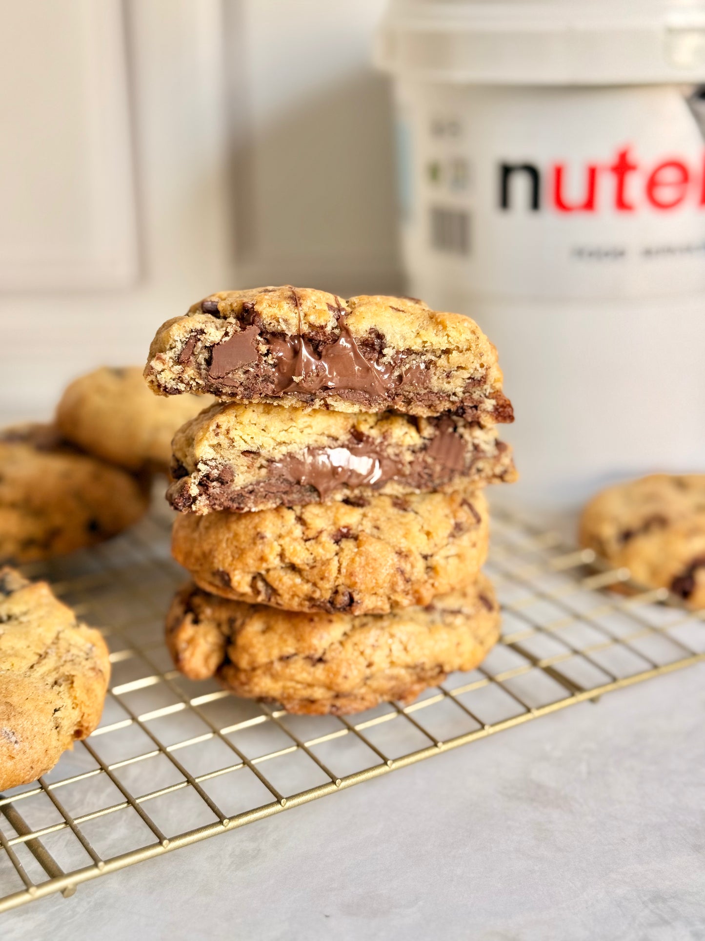 Galleta Chips con Nutella
