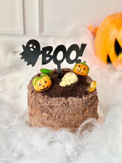 Torta de chocolate Halloween