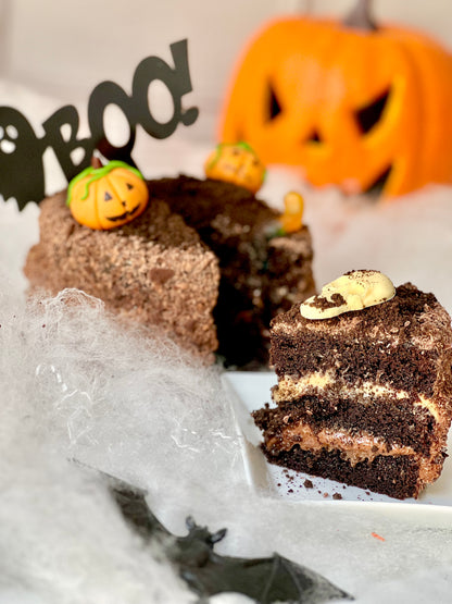 Torta de chocolate Halloween