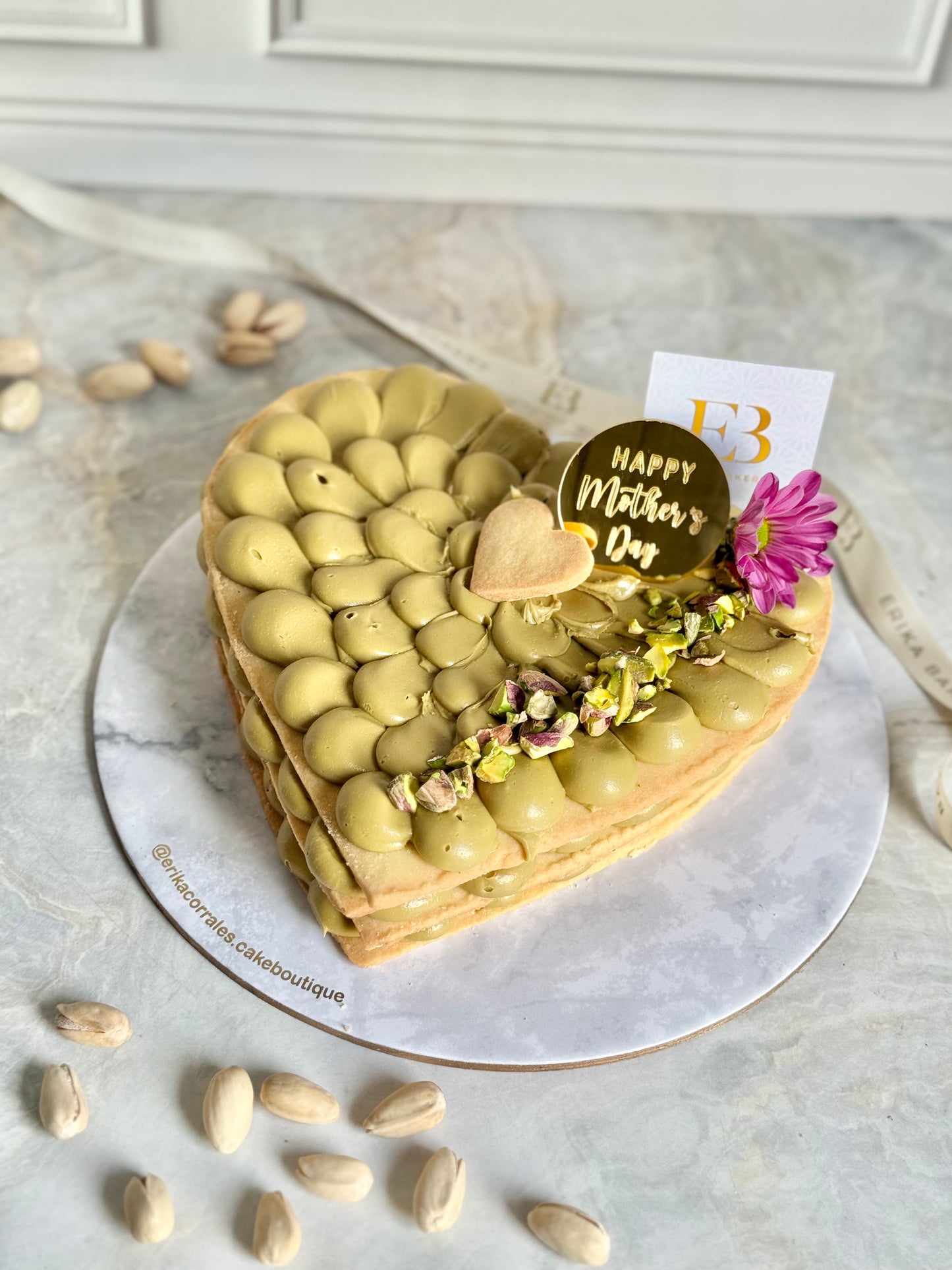 Alfajor Pistacho Corazón