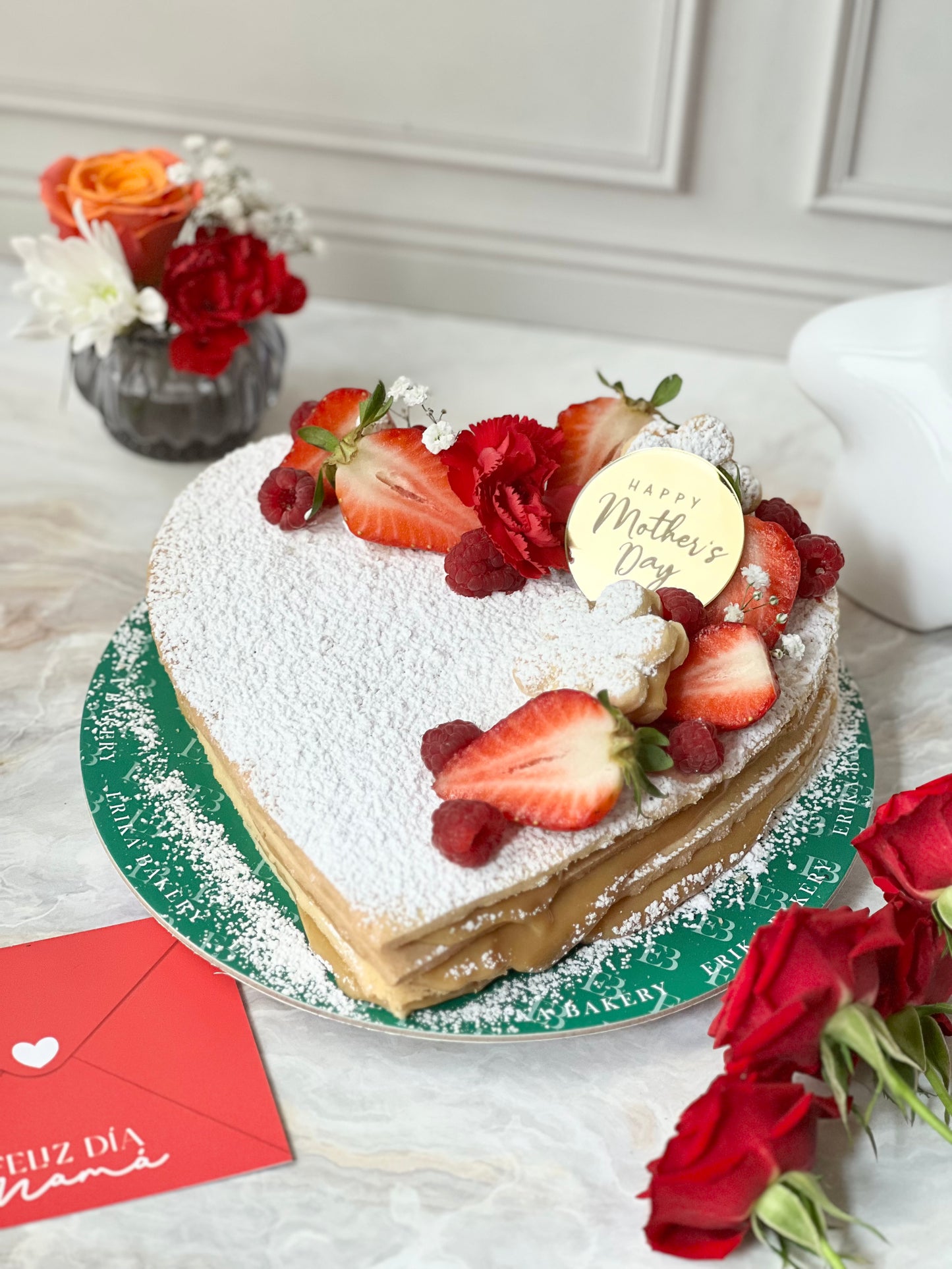 Torta alfajor corazón