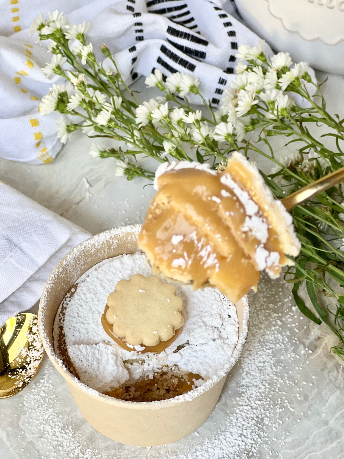 Torta alfajor cuchareable